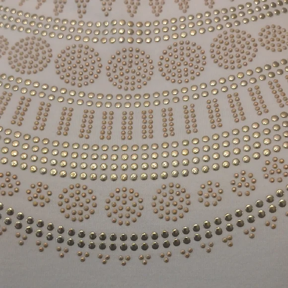 Ruby Rd. Ivory Top with Gold Accents - Picture 3 of 7